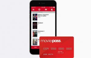 План подписки MoviePass предлагает неограниченное количество фильмов за 10 долларов в месяц