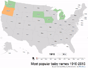 Πώς έχουν εξελιχθεί τα ονόματα των μωρών στις ΗΠΑ από το 1910